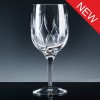 Elite Fully Cut Lead Crystal 10oz Wine Glass, Single, Blue Boxed