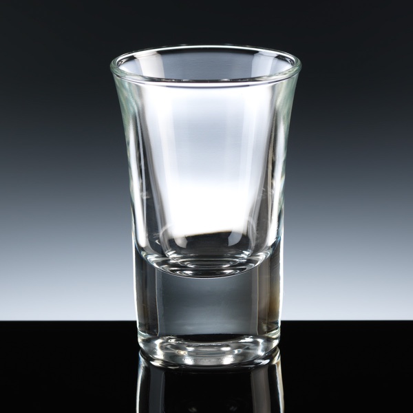 Hot 1oz Shot Glass, Single, Blue Tubed