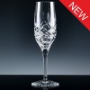 Inverness Crystal Premier Fully Cut 24% Lead Crystal 6oz Champagne Flute, Blue Boxed